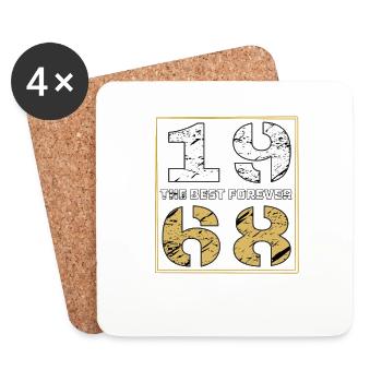 THE BEST FOREVER 1968 - Coasters (set of 4) - white - Front