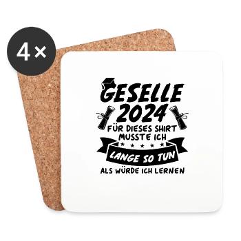 Journeyman 2024 - Coasters (set of 4) - white - Front