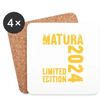 Matura Jeunes Filles Femmes et Hommes Matura 2024 - Dessous de verre (lot de 4) - blanc - Devant