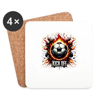 Fiery Impetus - Coasters (set of 4) - white - Front
