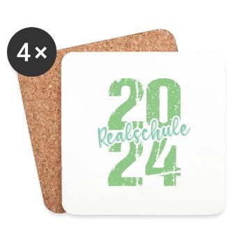 Secondary School Young Girls Secondary School 2024 - Coasters (set of 4) - white - Front