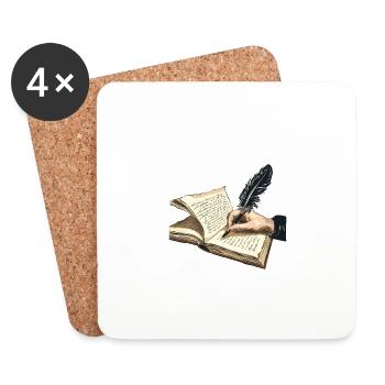Anything You Say Or Do May Be Used In A Story 36 - Coasters (set of 4) - white - Front