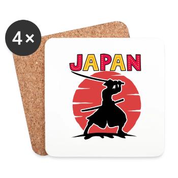 Japan - Coasters (set of 4) - white - Front