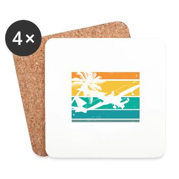 Most Likely To Overpack Matching Family Cruise - Coasters (set of 4) - white - Front