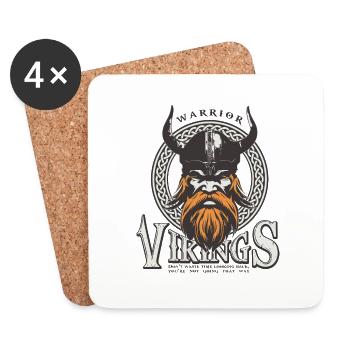 VIKING - Coasters (set of 4) - white - Front