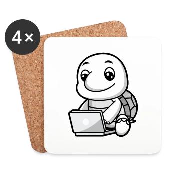 Marine Conservation - Coasters (set of 4) - white - Front