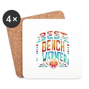 Meilleur chauffe-paillasse 7 - Dessous de verre (lot de 4) - blanc - Devant