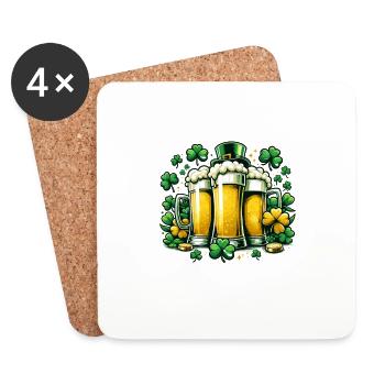 You Look Like I Need A Drink Irish St Patricks Day - Coasters (set of 4) - white - Front