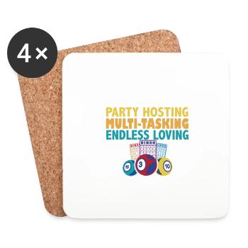 Proud Activity Assistant Appreciation - Untersetzer (4er-Set) - Weiß - Vorne
