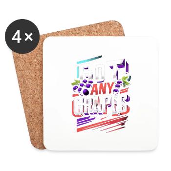 Got Any Grapes 11 - Untersetzer (4er-Set) - Weiß - Vorne