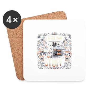 I Film Stuff 19 - Coasters (set of 4) - white - Front