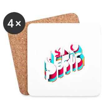 Je chante pour Jésus 6 - Dessous de verre (lot de 4) - blanc - Devant