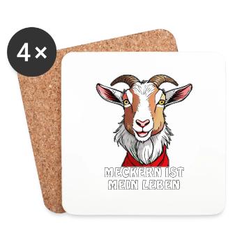 GOAT COMPLAINING IS MY LIFE - Coasters (set of 4) - white - Front
