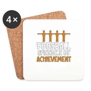 Baby-foot Spinnacle Of Achievement Baby-foot - Dessous de verre (lot de 4) - blanc - Devant