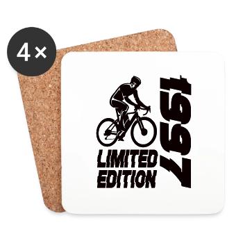 Édition limitée 1997 Vélo en édition limitée - Dessous de verre (lot de 4) - blanc - Devant