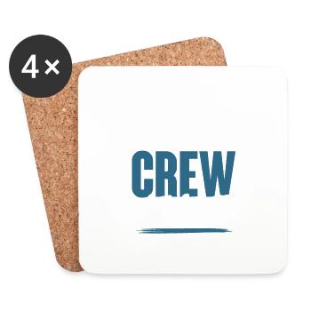 Darts Crew - Untersetzer (4er-Set) - Weiß - Vorne