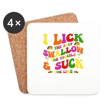Cinco de Mayo - Coasters (set of 4) - white - Front