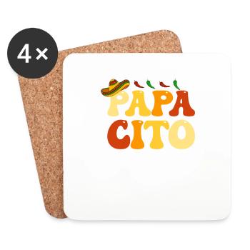 Cinco de Mayo - Untersetzer (4er-Set) - Weiß - Vorne