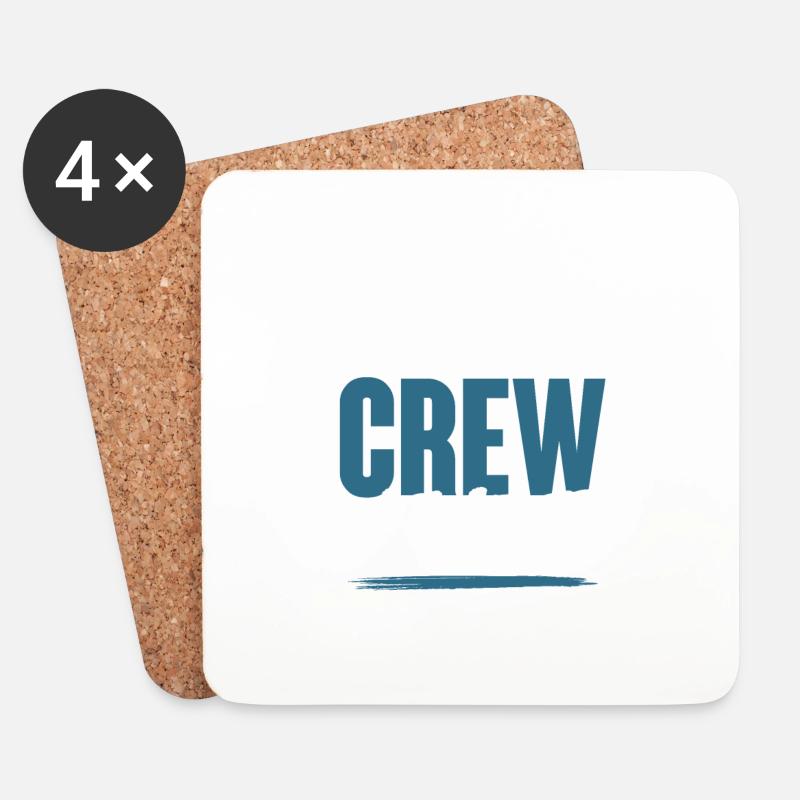 Sailing Crew - Untersetzer (4er-Set) - Weiß