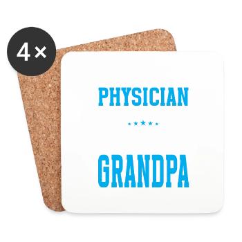 Doctor Saying Med School Pa Student Physician - Coasters (set of 4) - white - Front