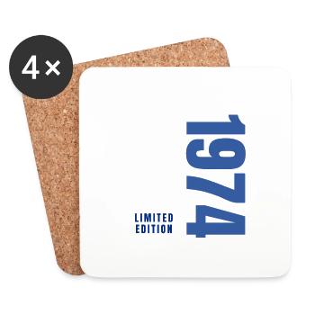 50th Birthday - Coasters (set of 4) - white - Front