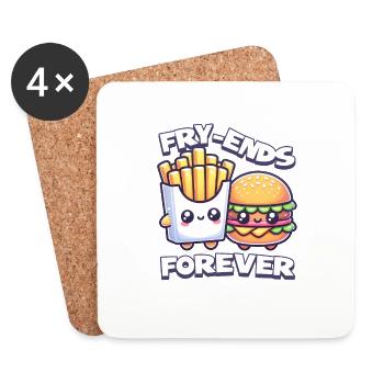 Friends Forver - Coasters (set of 4) - white - Front
