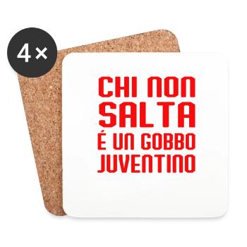 Cho Non Salty Sara Perchi Ami Milano - Coasters (set of 4) - white - Front