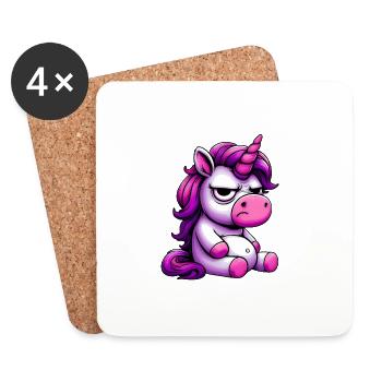 Very Thin Ice Cream Buddy - Coasters (set of 4) - white - Front