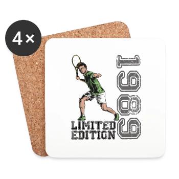 Édition limitée 1989 Édition limitée Tennis - Dessous de verre (lot de 4) - blanc - Devant