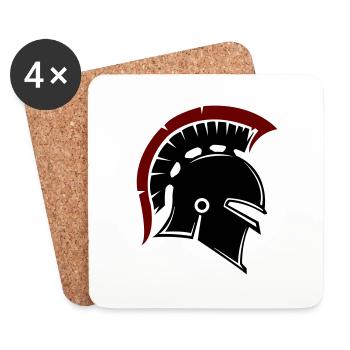 spartaner - Untersetzer (4er-Set) - Weiß - Vorne
