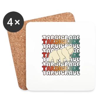 Tardigrade Microbiology Biology Water Bear - Coasters (set of 4) - white - Front