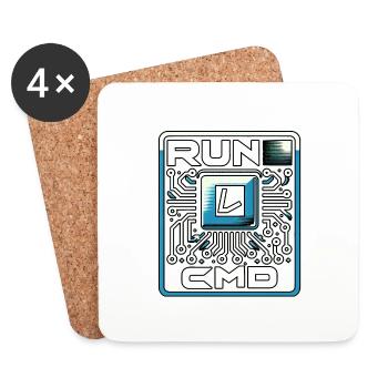 Exécuter Cmd 38 - Dessous de verre (lot de 4) - blanc - Devant