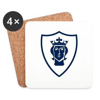Fierté de Stockholm - Dessous de verre (lot de 4) - blanc - Devant