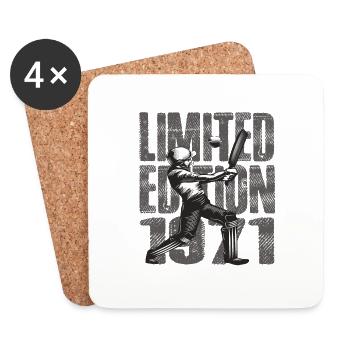Limited Edition 1971 Limited Edition Cricket - Untersetzer (4er-Set) - Weiß - Vorne
