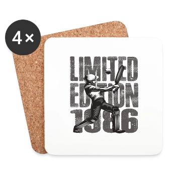 Limited Edition 1986 Limited Edition Cricket - Untersetzer (4er-Set) - Weiß - Vorne