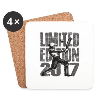 Édition limitée 2017 Édition limitée Cricket - Dessous de verre (lot de 4) - blanc - Devant