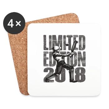 Édition limitée 2018 Édition limitée Cricket - Dessous de verre (lot de 4) - blanc - Devant