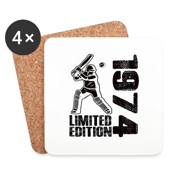 Édition limitée 1974 Édition limitée Cricket - Dessous de verre (lot de 4) - blanc - Devant