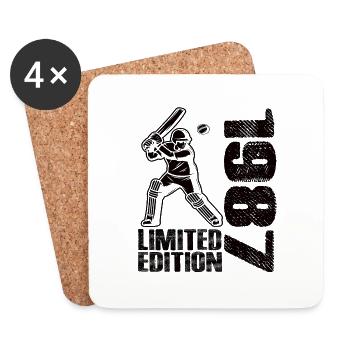 Limited Edition 1987 Limited Edition Cricket - Untersetzer (4er-Set) - Weiß - Vorne