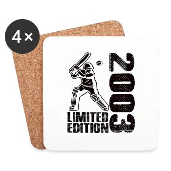 Édition limitée 2003 Édition limitée Cricket - Dessous de verre (lot de 4) - blanc - Devant