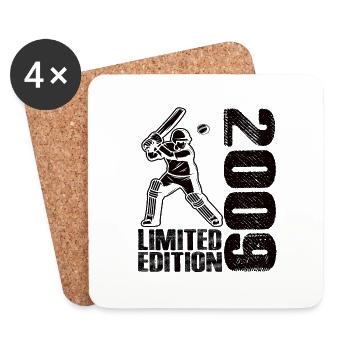Limited Edition 2009 Limited Edition Cricket - Coasters (set of 4) - white - Front