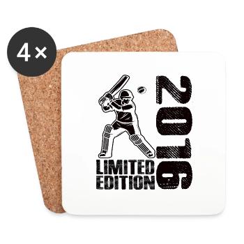 Édition limitée 2016 Édition limitée Cricket - Dessous de verre (lot de 4) - blanc - Devant