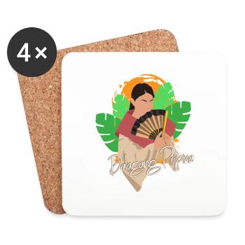 Philippines Drapeau philippin Philippines I Cadeau - Dessous de verre (lot de 4) - blanc - Devant