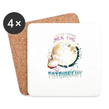 Hex The Patriarchy - Coasters (set of 4) - white - Front