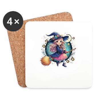J’ai déjà 4 ans - Dessous de verre (lot de 4) - blanc - Devant