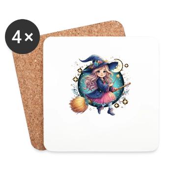J’ai déjà 6 ans - Dessous de verre (lot de 4) - blanc - Devant