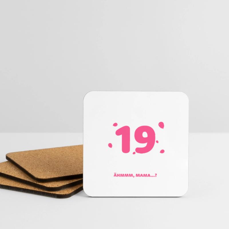 Finally 19 I can do everything I know everything Coasters (set of 4)
