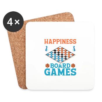 Mais vous pouvez acheter des jeux de société Player Nerd Gamer - Dessous de verre (lot de 4) - blanc - Devant