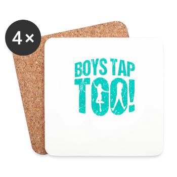 Garçon Tap Too - Dessous de verre (lot de 4) - blanc - Devant