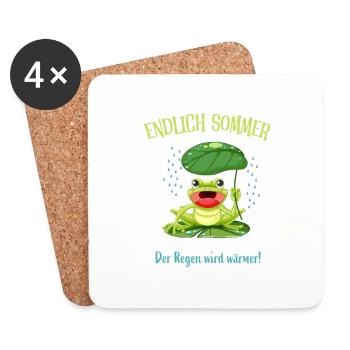 Summer at last - Coasters (set of 4) - white - Front
